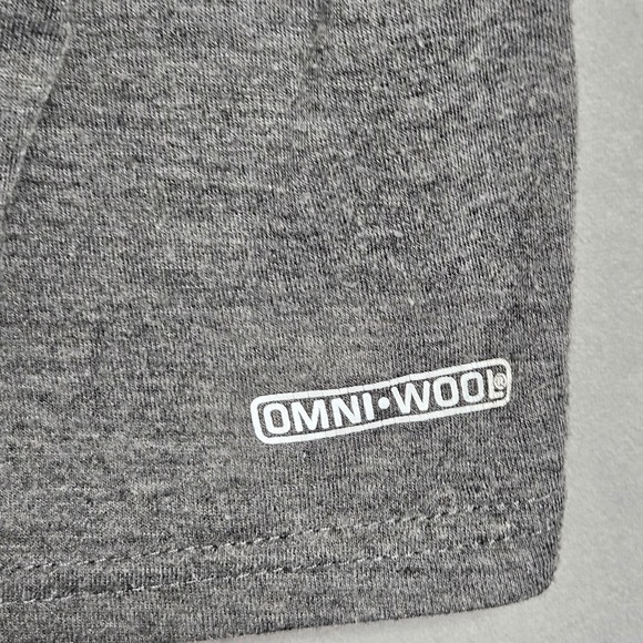 Omniwool Shirt Mens XXL Gray Baselayer Long Sleeve Crew Neck Outdoor Hiking - Picture 4 of 9